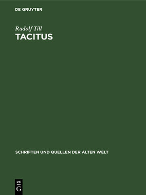 cover image of Tacitus